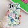 Husă de protecție din plastic moale pentru iPhone 12 / 12 Pro - trandafiri