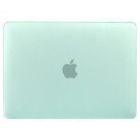Husă transparentă mată pentru MacBook Pro 13" (A1425 / A1502) - verde pastel