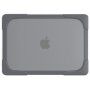 Husa rezistenta la impact cu picioare rabatabile, pentru MacBook Pro 13" (A1706 / A1708 / A1989 / A2159) - gri