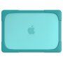Husa rezistenta la impact cu picioare rabatabile, pentru MacBook Pro 13" (A1706 / A1708 / A1989 / A2159) - turcoaz