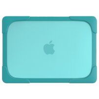 Husa rezistenta la impact cu picioare rabatabile, pentru MacBook Pro 13" (A1706 / A1708 / A1989 / A2159) - turcoaz