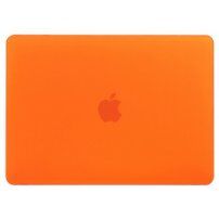 Husă transparentă mată pentru MacBook Pro 13" (A1278) - portocalie