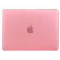 Husă transparentă mată pentru MacBook Pro 13" (A1278) - roz