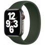 Curea din silicon filetat pentru Apple Watch 42mm / 41mm / 40mm / 38mm - S - măslinie