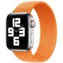 Curea din nailon cu model împletit pentru Apple Watch Ultra 49mm / 46mm / 45mm / 44mm / 42mm - L - portocaliu