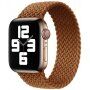 Curea din nailon cu model împletit pentru Apple Watch Ultra 49mm / 46mm / 45mm / 44mm / 42mm - XS - maro