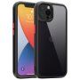 Kingsteel Wolf husă de protecție cu partea din spate din sticlă pentru iPhone 12 / 12 Pro - negru