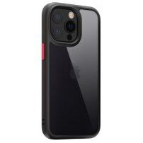Kingsteel Wolf husă de protecție cu partea din spate din sticlă pentru iPhone 13 Pro Max - negru
