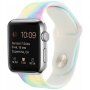 Curea din silicon cu model batik pentru Apple Watch Ultra 49mm / 46mm / 45mm / 44mm / 42mm - naturală