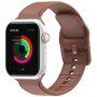 Curea din silicon de culoare unicoloră pentru Apple Watch 42mm / 41mm / 40mm / 38mm - maro