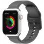 Curea din silicon de culoare unicoloră pentru Apple Watch 42mm / 41mm / 40mm / 38mm - gri