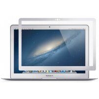 Folie de protectie cu rama argintie pentru MacBook Air 11" (A1370 / A1465)