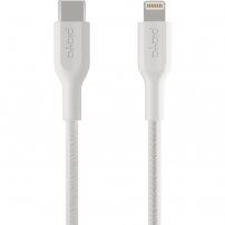 Belkin Playa cablu rezistent MFi Lightning / USB-C pentru iPhone / iPad - 1m - alb