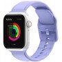 Curea din silicon de culoare unicoloră pentru Apple Watch 42mm / 41mm / 40mm / 38mm - violet