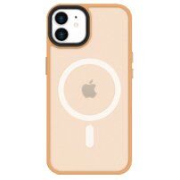 Husă de protecție cu MagSafe pentru iPhone 12 / 12 Pro - portocaliu