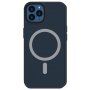 Husă de protecție cu MagSafe pentru iPhone 12 / 12 Pro - albastru marin