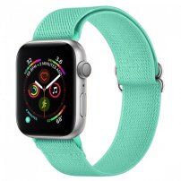 Curea din nailon cu cataramă glisantă pentru Apple Watch Ultra 49mm / 46mm / 45mm / 44mm / 42mm - turcoaz