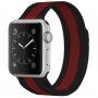 Curea metalică milanese loop pentru Apple Watch Ultra 49mm / 46mm / 45mm / 44mm / 42mm - negru-roșiatic