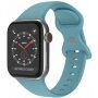 Curea din silicon cu cataramă fluture pentru Apple Watch Ultra 49mm / 46mm / 45mm / 44mm / 42mm - turcoaz