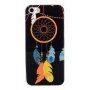 Carcasă de protecţie, luminoasă în întuneric, pentru iPhone 5 / 5S / SE (2016) - dreamcatcher