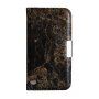 Husă flip pentru iPhone 5 / 5S / SE (2016) - marmură neagră