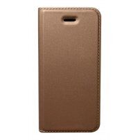 DUX DUCIS husă tip flip pentru iPhone 5 / 5S / SE (2016) - roz-auriu