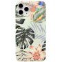 Husă de protecție din plastic moale pentru iPhone 12 Pro Max - flori roșii