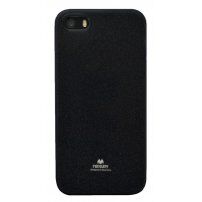 MERCURY GOOSPERY husă de protecție cu sclipici pentru iPhone 5 / 5S / SE (2016) - negru