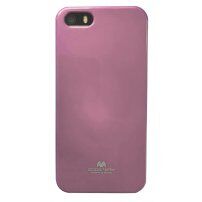 MERCURY GOOSPERY husă de protecție cu sclipici pentru iPhone 5 / 5S / SE (2016) - roz deschis