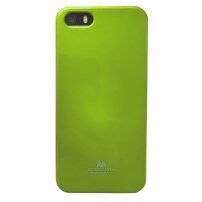 MERCURY GOOSPERY husă de protecție cu sclipici pentru iPhone 5 / 5S / SE (2016) - verde