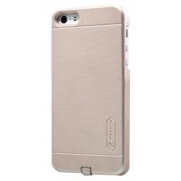 Carcasă / husă magnetică 2 în 1 NILLKIN, pentru încărcare wireless Qi, pentru iPhone 5 / 5S / SE (2016) - aurie