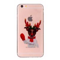 Carcasă de protecţie pentru iPhone 6 / 6S - câine de Crăciun