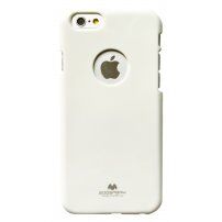 Carcasă sclipitoare de protecţie MERCURY GOOSPERY, pentru Apple iPhone 6 / 6S - alb