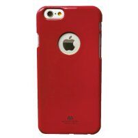 Carcasă sclipitoare de protecţie MERCURY GOOSPERY, pentru Apple iPhone 6 / 6S - roşu