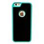 Carcasă adezivă magnetică antigravitaţională, pentru Apple iPhone 6 / 6S - adecvată pentru selfie - negru-verde