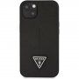Guess Saffiano Triangle husă pentru iPhone 13 - negru