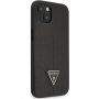 Guess Saffiano Triangle husă pentru iPhone 13 - negru