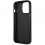 Guess Saffiano Triangle husă pentru iPhone 13 Pro - argintiu