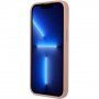 Guess Saffiano Triangle husă pentru iPhone 13 Pro Max - roz