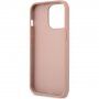 Guess Saffiano Triangle husă pentru iPhone 13 Pro Max - roz