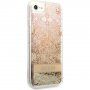 Guess Liquid Glitter Paisley husă pentru iPhone 7 / 8 / SE (2020/2022) - auriu