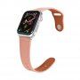 Curea de piele cu prindere cu ac pentru Apple Watch 42mm / 41mm / 40mm / 38mm - roz
