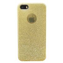 Carcasă sclipitoare pentru iPhone 5 / 5S / SE (2016) - auriu
