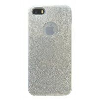 Carcasă sclipitoare pentru iPhone 5 / 5S / SE (2016) - argintiu