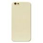 Husă de protecție din silicon cu margini drepte pentru iPhone 6 / 6S - bej