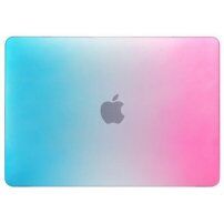 Husă transparentă mată pentru MacBook Pro 15" (A1398) - albastru-roz