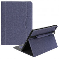 Husa de protectie cu spatiu pentru Apple Pencil pentru iPad 9,7" (2017/2018) / Pro 9,7" / Air 1 / 2 - albastru