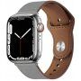 Curea de piele cu prindere cu ac pentru Apple Watch 42mm / 41mm / 40mm / 38mm - gri