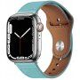 Curea de piele cu prindere cu ac pentru Apple Watch 42mm / 41mm / 40mm / 38mm - turcoaz