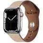 Curea de piele cu prindere cu ac pentru Apple Watch 42mm / 41mm / 40mm / 38mm - bej